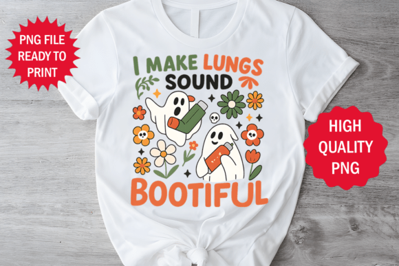 Lung Sound Bootiful Floral Graphics & T-Shirt Designs