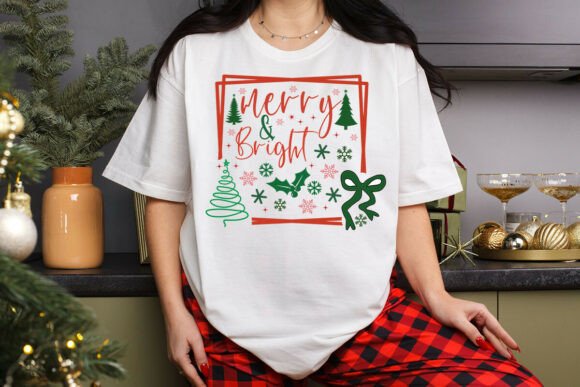 Merry Bright Graphics for T-Shirt Designs