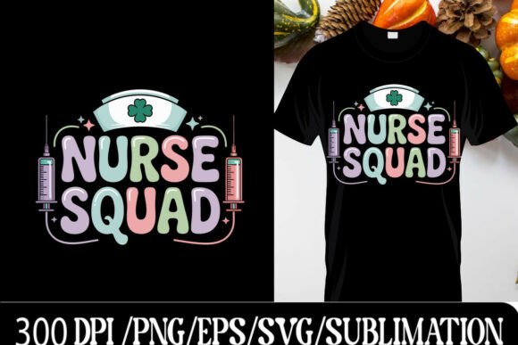 Nurse Squad Cute Medical Design: Graphics & T-Shirt Review