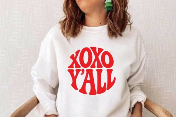 Retro Xoxo Y All SVG: Graphics for T-Shirt Designs