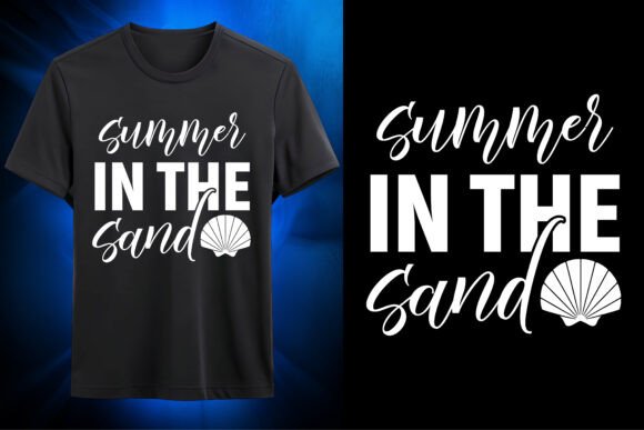 Summer in the Sand SVG Design: Graphics & T-Shirt Designs