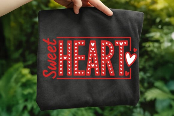 Sweet Heart Valentine Love Design SVG for Graphics