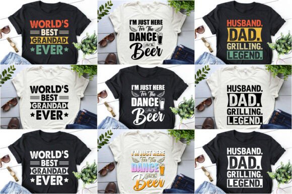 T-Shirt Design Bundle Png Graphics for Local Branding
