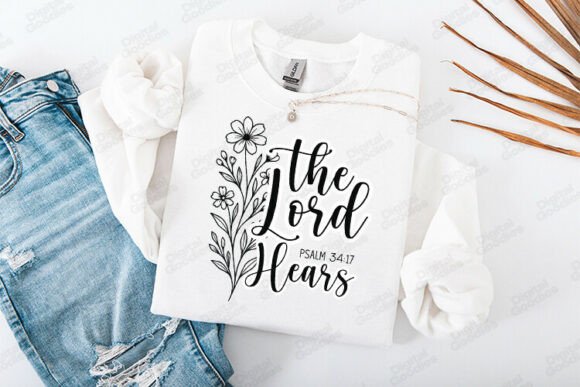 The Lord Hears Psalm 34 Verse Design Review