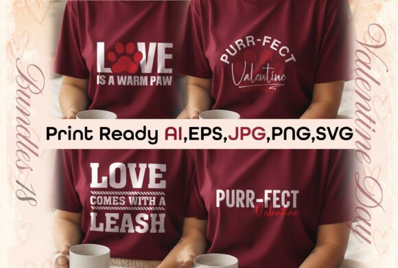 Valentine Day T-Shirt Design Bundle SVG Graphics Review